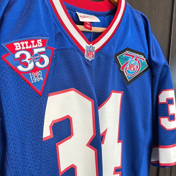 Thurman Thomas Buffalo Bills Mitchell & Ness 1994 Authentic NFL Jersey - Picture 3 of 5